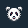 Panda Esport Mascot Logo Template Royalty Free Stock Photo