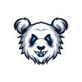 Panda Esport Mascot Logo Template Royalty Free Stock Photo