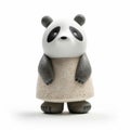 Panda Figurine: A Concrete Masterpiece In Inventive Character Designs