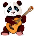 Panda guitarist