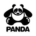 Panda icon vector illustration