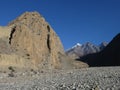 Panda Khola, valley near Jomosom Royalty Free Stock Photo