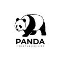 Panda Logo design vector illustration Royalty Free Stock Photo