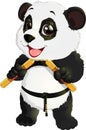 Panda with nunchaku