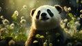 Panda\'s Haven: A Majestic Encounter in the Bamboo Forest