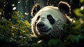 Panda\'s Haven: A Majestic Encounter in the Bamboo Forest