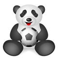 Panda soccer ball