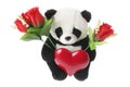 Panda Soft Toy with Love Heart