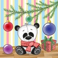 Panda under the tree