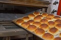 Pandebono fresh out of the oven Royalty Free Stock Photo