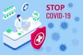 Pandemic Chinese coronavirus COVID-19. Coronavirus outbreak, coronaviruses influenza as dangerous flu strain cases as a