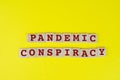 Pandemic conspiracy sign