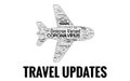 Pandemic Coronavirus Covid-19 Omicron Outbreak Travel News and Updates Header
