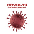Pandemic  Coronavirus disease, COVID-19 infection, vector illustration design concept Royalty Free Stock Photo