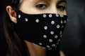 pandemic fashion diy accessory woman face mask