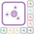 Pandemic simple icons