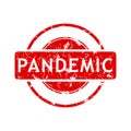 pandemic, simple vector rust dirty red simple circle vector rubber stamp effect