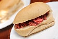 Pandesal Asian Bread Buns Sandwich Royalty Free Stock Photo