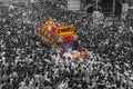 Pandharpur Yatra and devotees or waris Vishrantwadi, Pune, Maharashtra Royalty Free Stock Photo