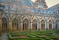 The Pandhof in Utrecht, Netherlands, is a medieval cloister with