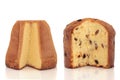 Pandoro and Panettone Cakes Royalty Free Stock Photo