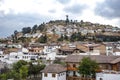 The Panecillo, overlooking the historical centre of Quito, Ecuador Royalty Free Stock Photo