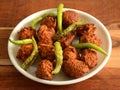 Paneer pakoda or pakora Royalty Free Stock Photo