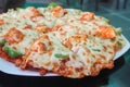 Paneer Pizza vegetarian food