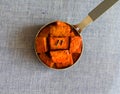 Paneer Roganjosh - Diced Indian cheese cubes cooked in gravy and spices.Kashmiri cuisine.