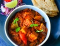 Paneer tikka masala meal Royalty Free Stock Photo