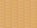 Panel of folded intertwined wooden strips of sand color pattern Royalty Free Stock Photo