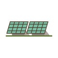 Panel solar alternative energy icon Royalty Free Stock Photo
