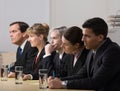 Panel of workers conducting a job interview Royalty Free Stock Photo