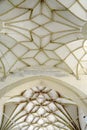 The paneled ceiling of the church evangelical in Biertan, Sibiu County, Romania
