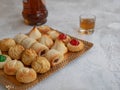 Panellets, A Typical Pastry Of Catalonia, Spain, In All Saints Holiday Royalty Free Stock Photo