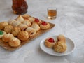 Panellets, A Typical Pastry Of Catalonia, Spain, In All Saints Holiday Royalty Free Stock Photo