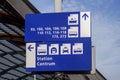 Panels with directions in Amsterdam