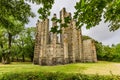 Ruins of the unfinished Gothic church of Virgin Mary in the Czech Republic