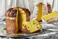 Panettone e Pandoro dolci natalizi Royalty Free Stock Photo