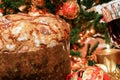 Panettone and ornaments