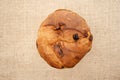 Panettone top view Royalty Free Stock Photo