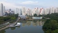 Pang Sua Pond in Bukit Panjang, Singapore Royalty Free Stock Photo