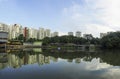 Pang Sua Pond in Bukit Panjang, Singapore Royalty Free Stock Photo