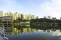 Pang Sua Pond in Bukit Panjang, Singapore Royalty Free Stock Photo