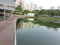 Pang Sua Pond in Bukit Panjang, Singapore Royalty Free Stock Photo