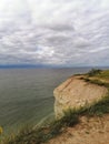 Panga Cliff in a Cloudy day Royalty Free Stock Photo