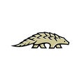 Pangolin Scaly Anteater Walking Side Mascot