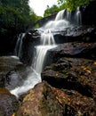 Pangsida Paradise Waterfall Royalty Free Stock Photo