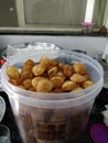 Pani Puri, homemade, crispy, tasty, round