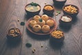 Pani Puri is Indian chat item Royalty Free Stock Photo
